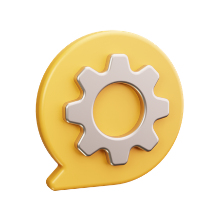Chat Options  3D Icon