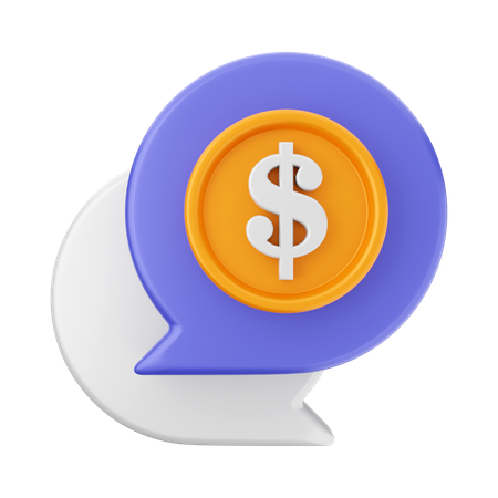 Paiement par chat  3D Icon