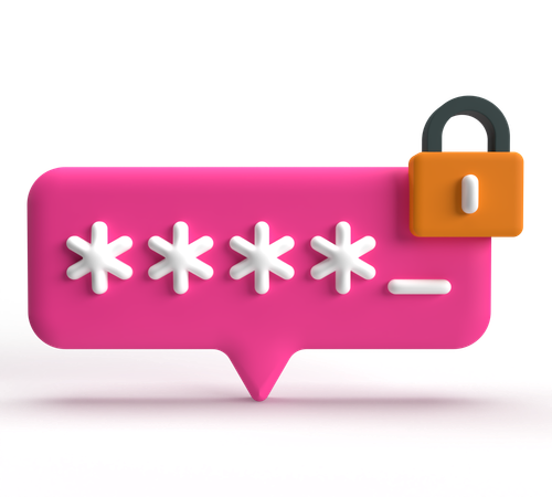 Chat Protection  3D Icon