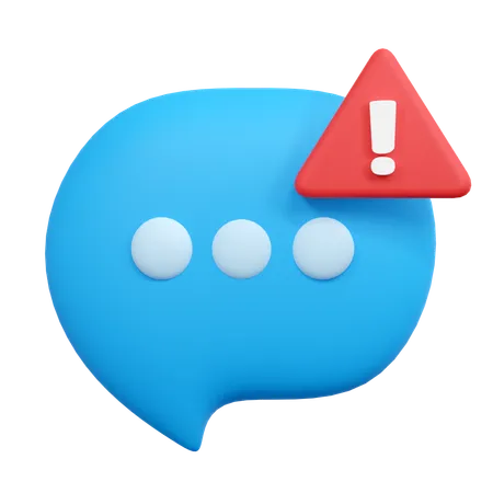 Chat report  3D Icon