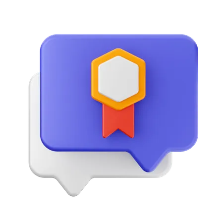 Chat reward  3D Icon