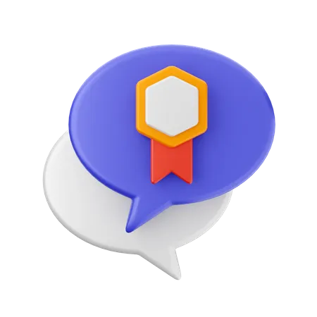 Chat reward  3D Icon