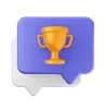 Chat reward trophy