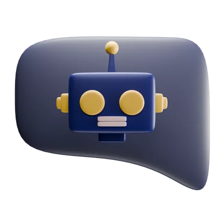 Chat de robots  3D Icon