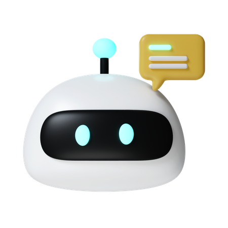 Chat de robots  3D Icon