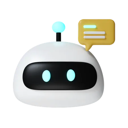 Chat de robots  3D Icon