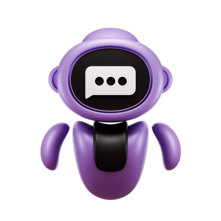 Chat robot  3D Icon