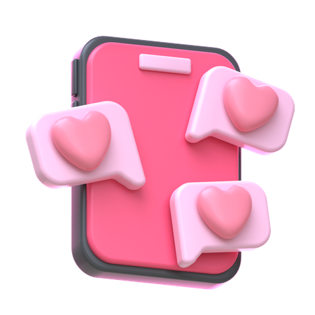 Charla romantica  3D Icon