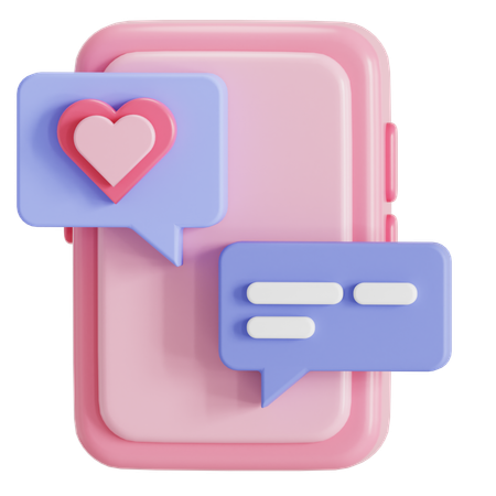 Charla romantica  3D Icon