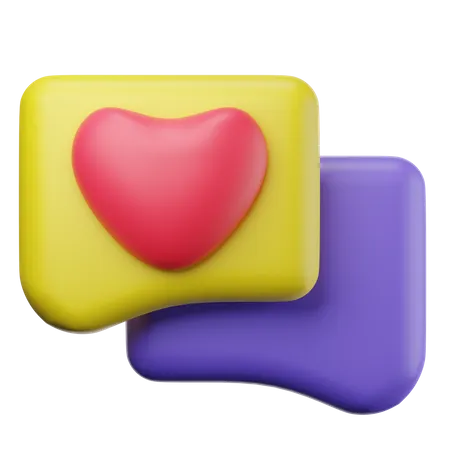 Charla romantica  3D Icon