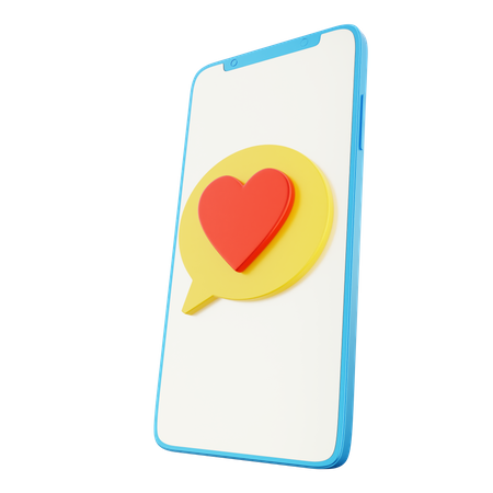 Conversation romantique  3D Icon