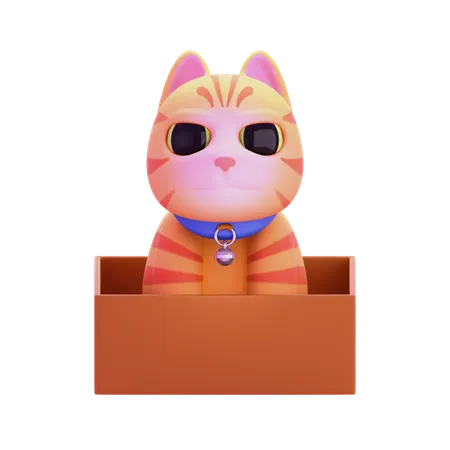 Chat roux  3D Icon