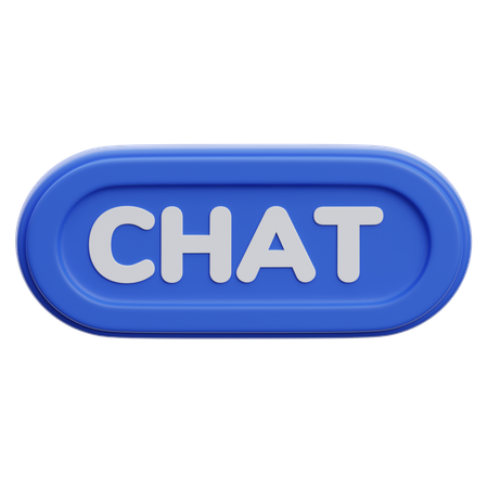 Chat-Schaltfläche  3D Icon