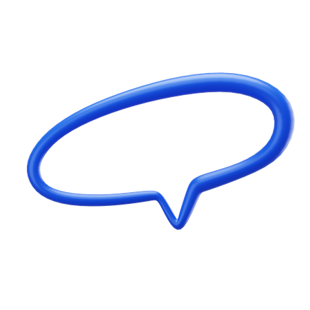 Chat Scribble  3D Icon