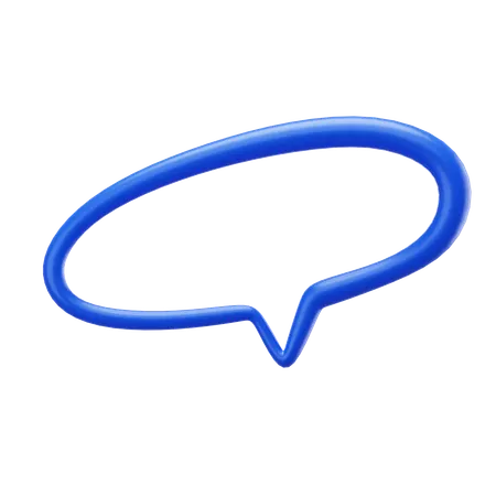 Chat Scribble  3D Icon