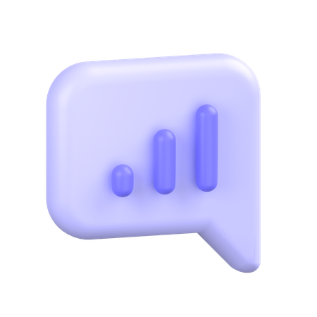 Chat-signal 3D Illustration