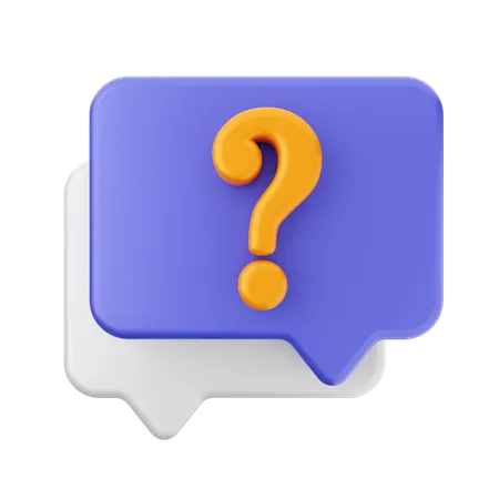 Signo de interrogación  3D Icon