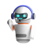 chat support 3d logo