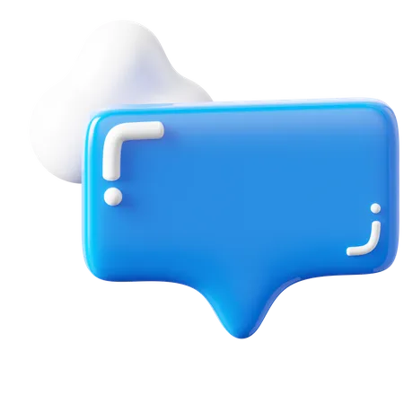Chat Thinking 3D Icon