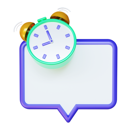 Chat Time  3D Icon