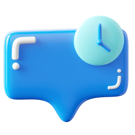 Chat Time 3D Icon