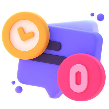 Bate-papo vazio  3D Icon