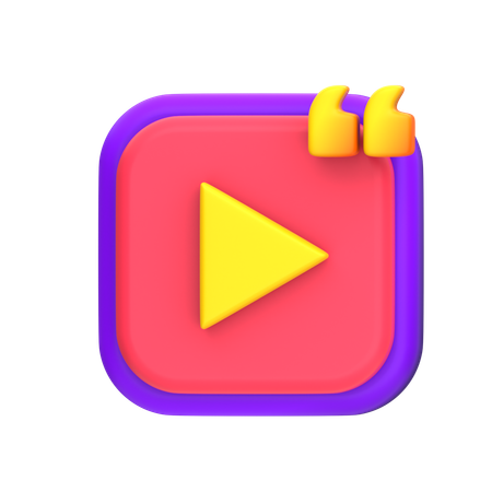 Chat vidéo  3D Icon