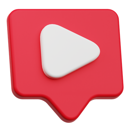 Chat vidéo  3D Icon