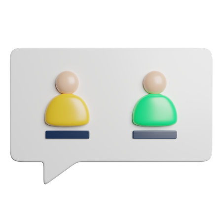 Chat vocal  3D Icon