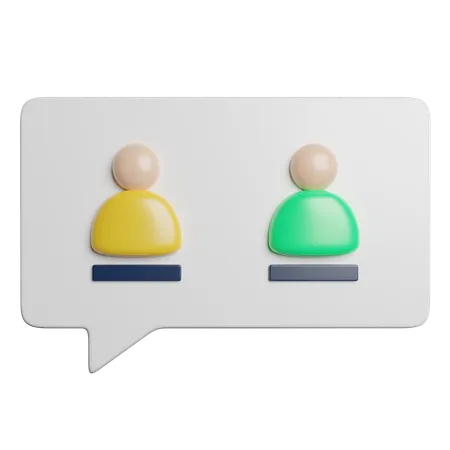 Chat vocal  3D Icon