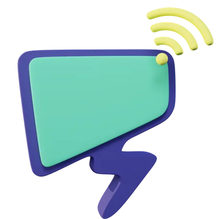 Bate-papo wi-fi  3D Icon