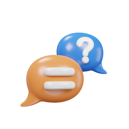 Chat with shop  3D Icon