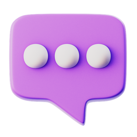 Chat writing  3D Icon