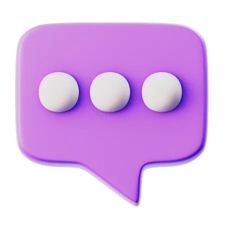 Chat writing  3D Icon