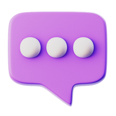 Chat writing  3D Icon