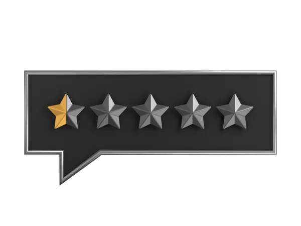 Chat Zero Point Five Star Rating 3 D Icon 3D Icon