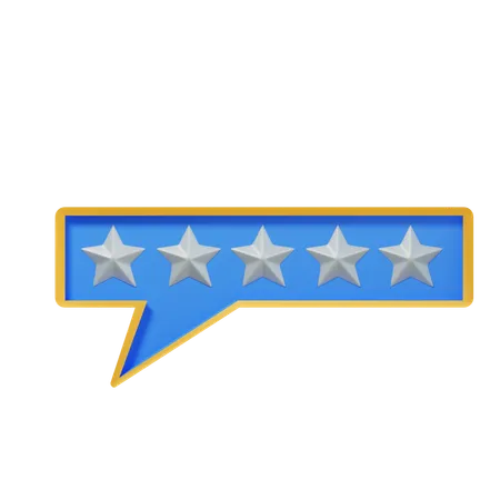 Chat Zero Star  3D Icon