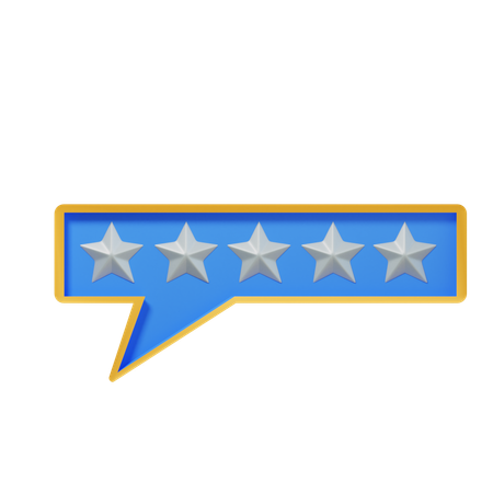 Chat Zero Star  3D Icon