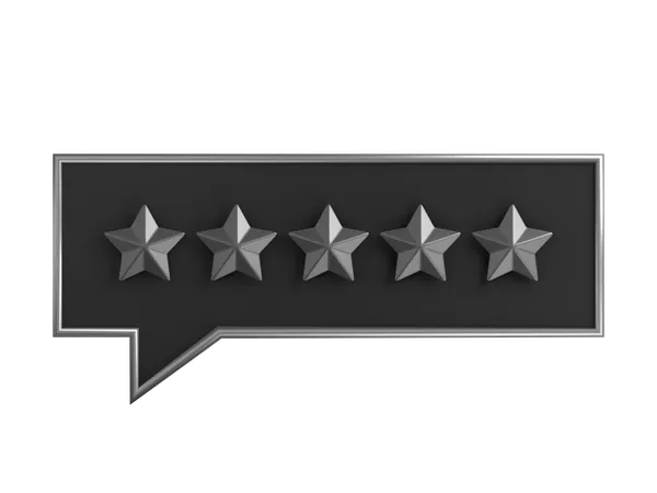 Chat Zero Star Rating  3D Icon