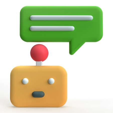 Chatbot  3D Icon