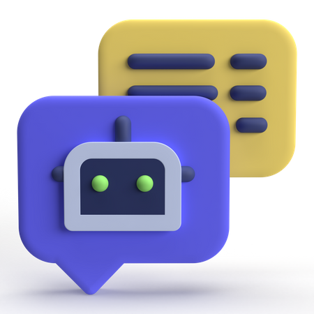 Chatbot  3D Icon