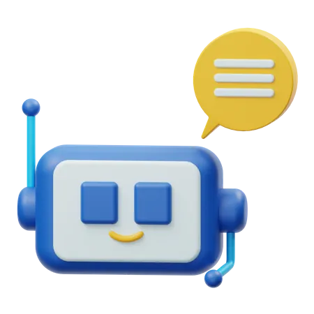 Chatbot  3D Illustration