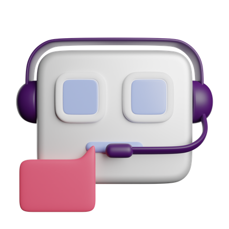 Bot de bate-papo  3D Icon
