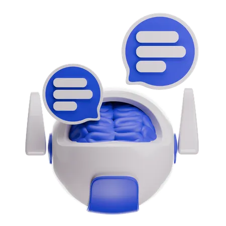 Chatbot AI  3D Icon