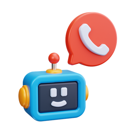 Chatbot Assistance  3D Icon