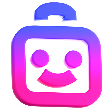 Chatbot Assistant  3D Icon
