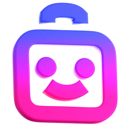 Chatbot-Assistent  3D Icon