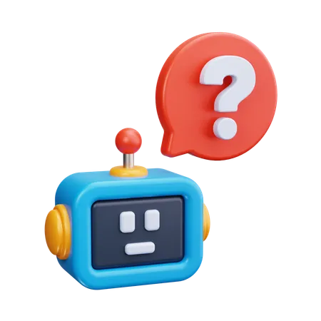 Assistenza chatbot  3D Icon