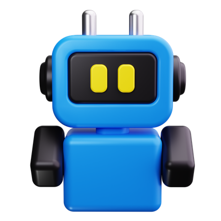 Cara de chatbot  3D Icon