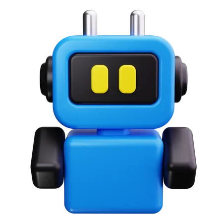 Cara de chatbot  3D Icon